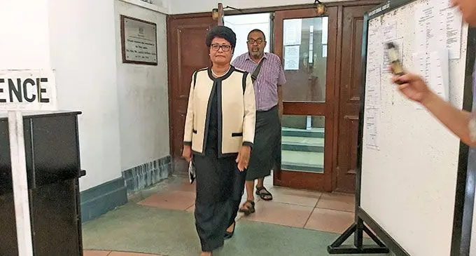 SODELPA Member of Parliament Salote Radrodro outside the High Court in Suva. File Photo: Ashna Kumar 