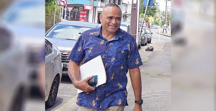 Suspended Commissioner of Police, Brigadier-General Sitiveni Qiliho, at CID headquarters in Suva on March 15, 2023. Photo: Ronald Kumar