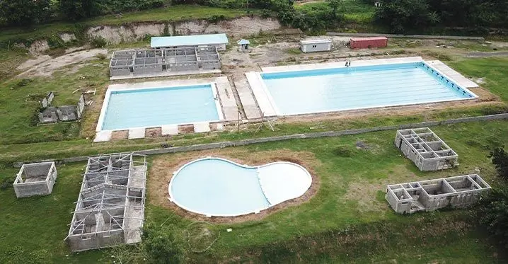 The incomplete Lautoka swimming pool. Photo: Supplied