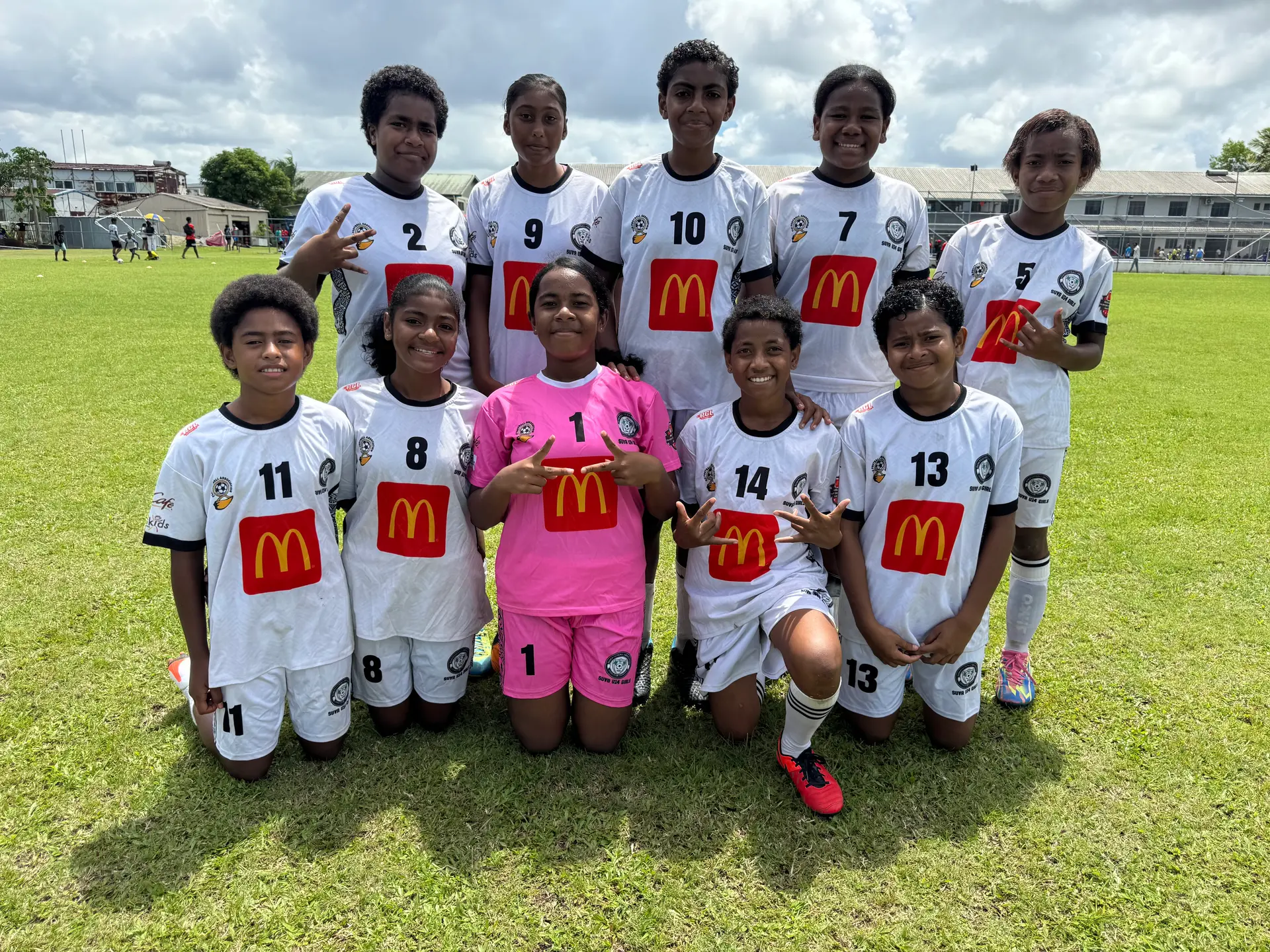  Suva Under-14 girls team during the McDonald’s League