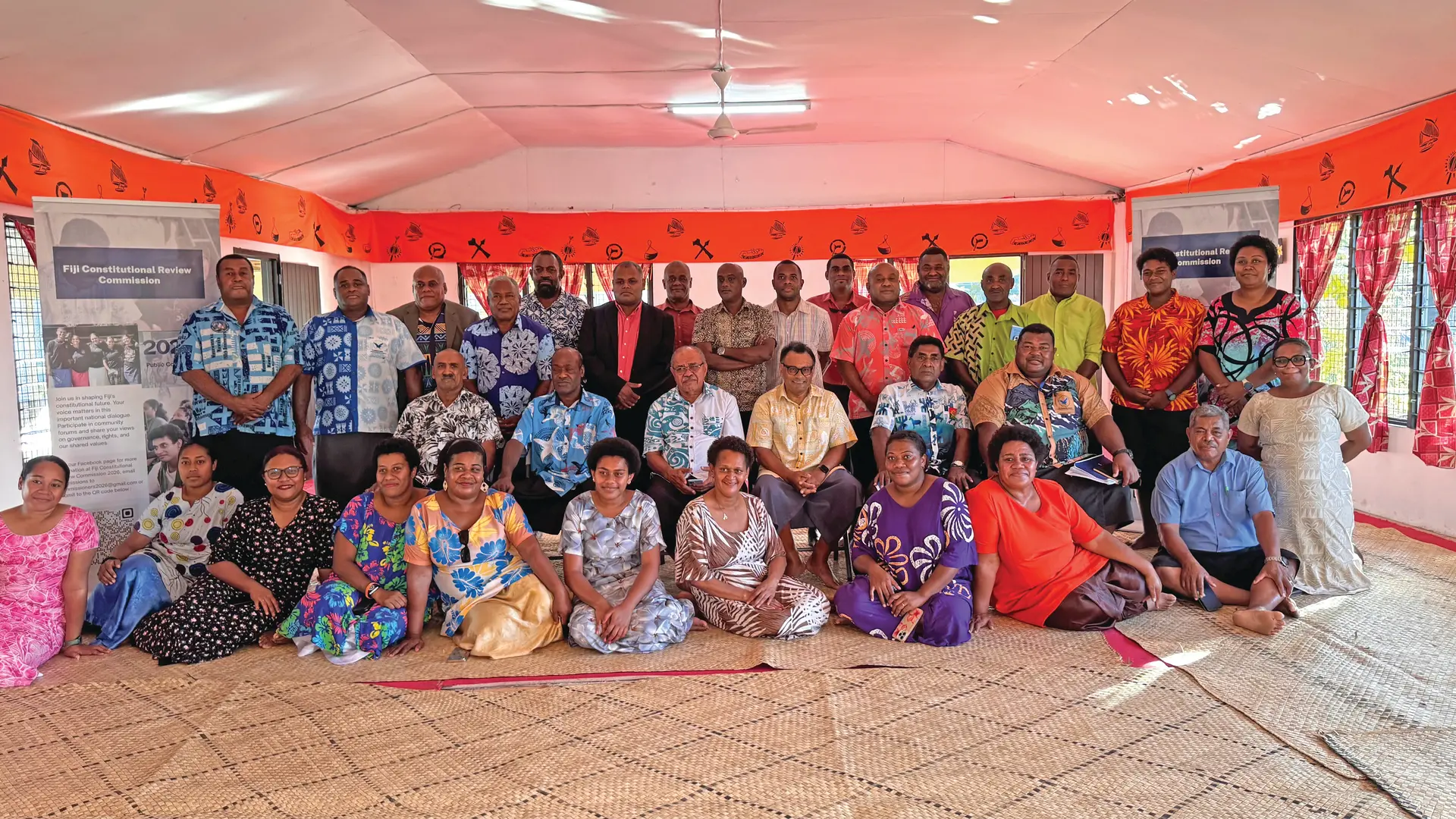 Villagers of Nawaka in Nadi during the public consultations on June 4.