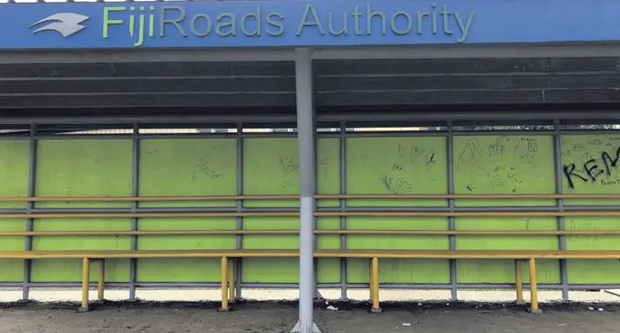 Fiji Roads Authority (FRA) bus shelters.