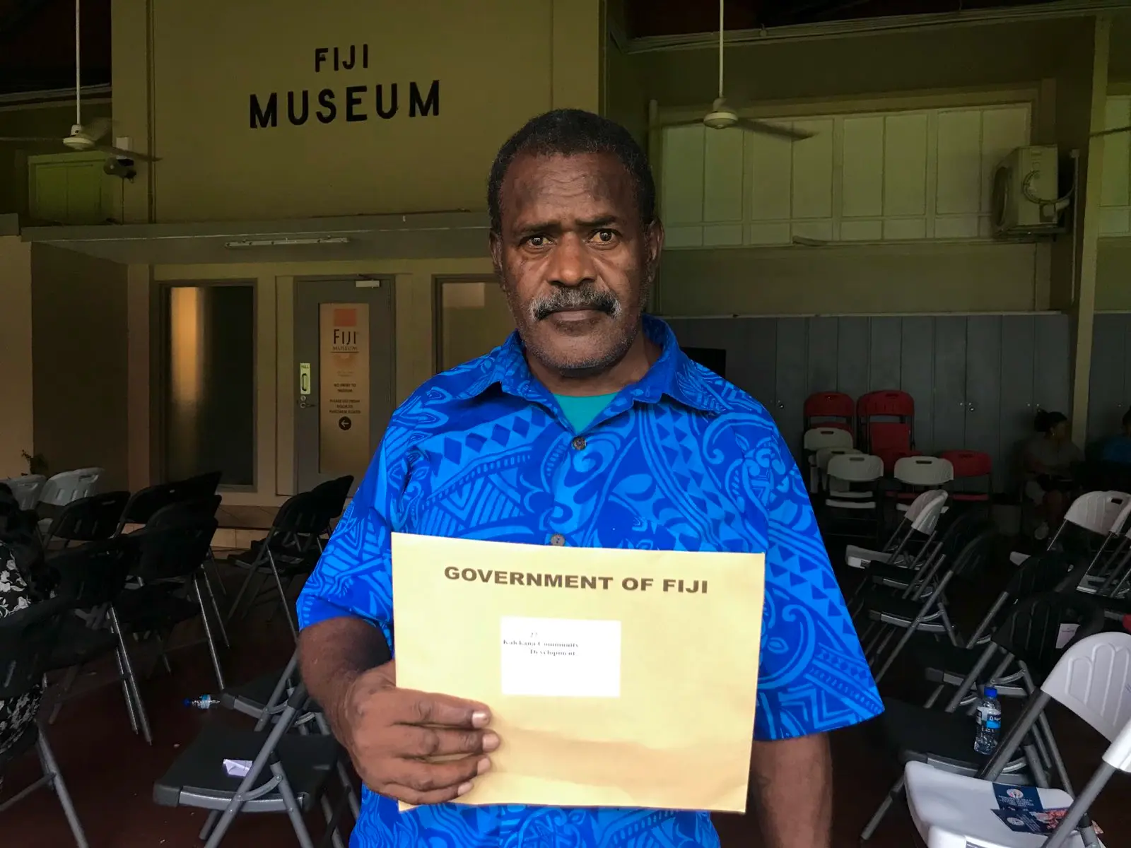 Kalekana Settlement headman,Taniela Lui.