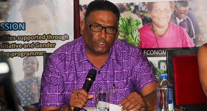 Assistant Commissioner of Police Itendra Nair during a press conference at the Grand Pacific Hotel on Thursday, 8 March 2018. Photo: FIJI POLICE FORCE. 
