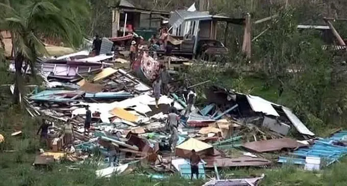 12 bedroom house in Lovelove, Macuata fully destroyed by TC Yasa on December 17,2020. Photo: Shobna Chand