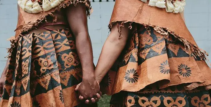 Traditional Fijian Wedding Attire. Photo: B Blogs