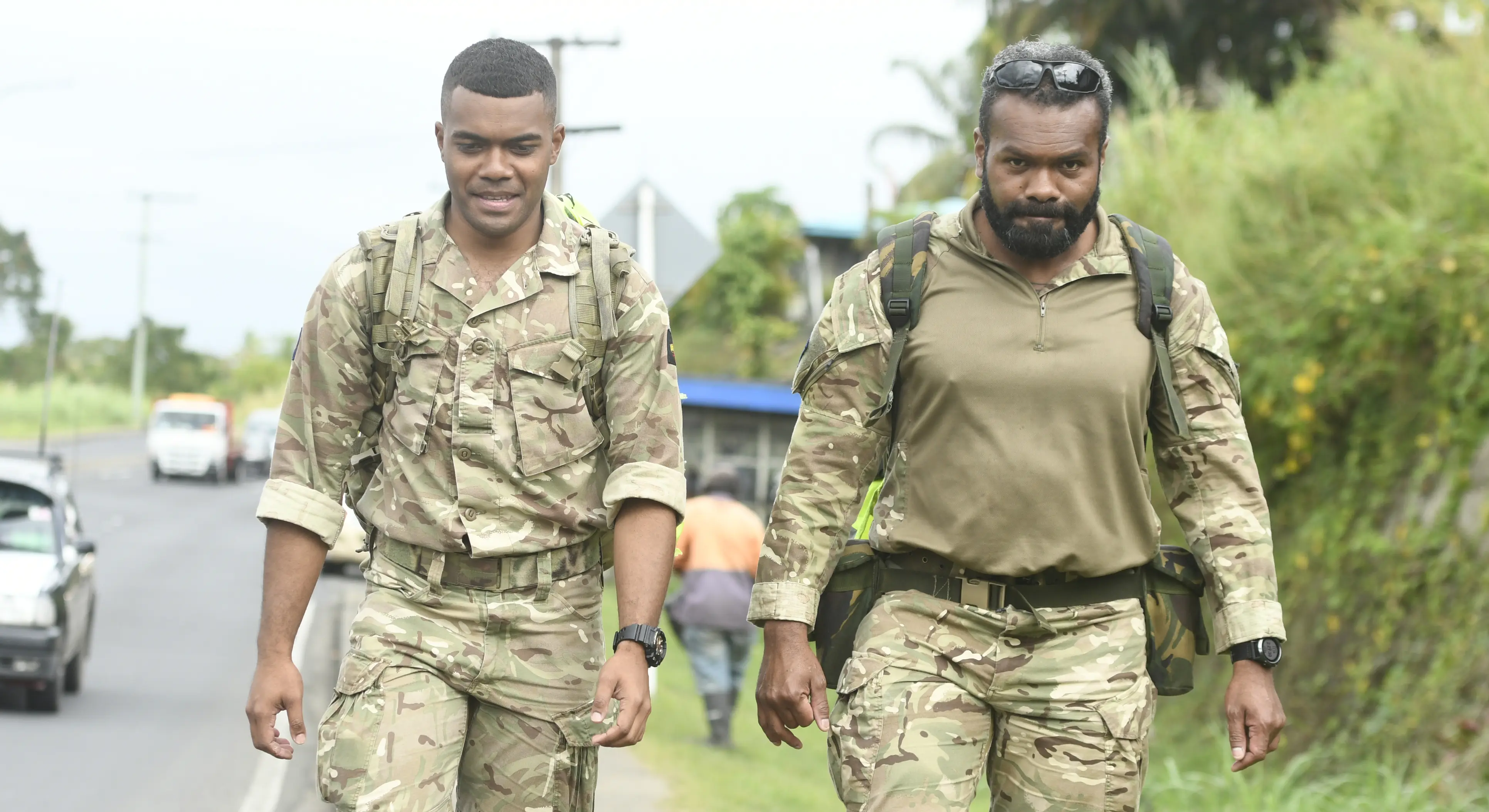 Soldier's charity walk driven by hope for Fiji's youth