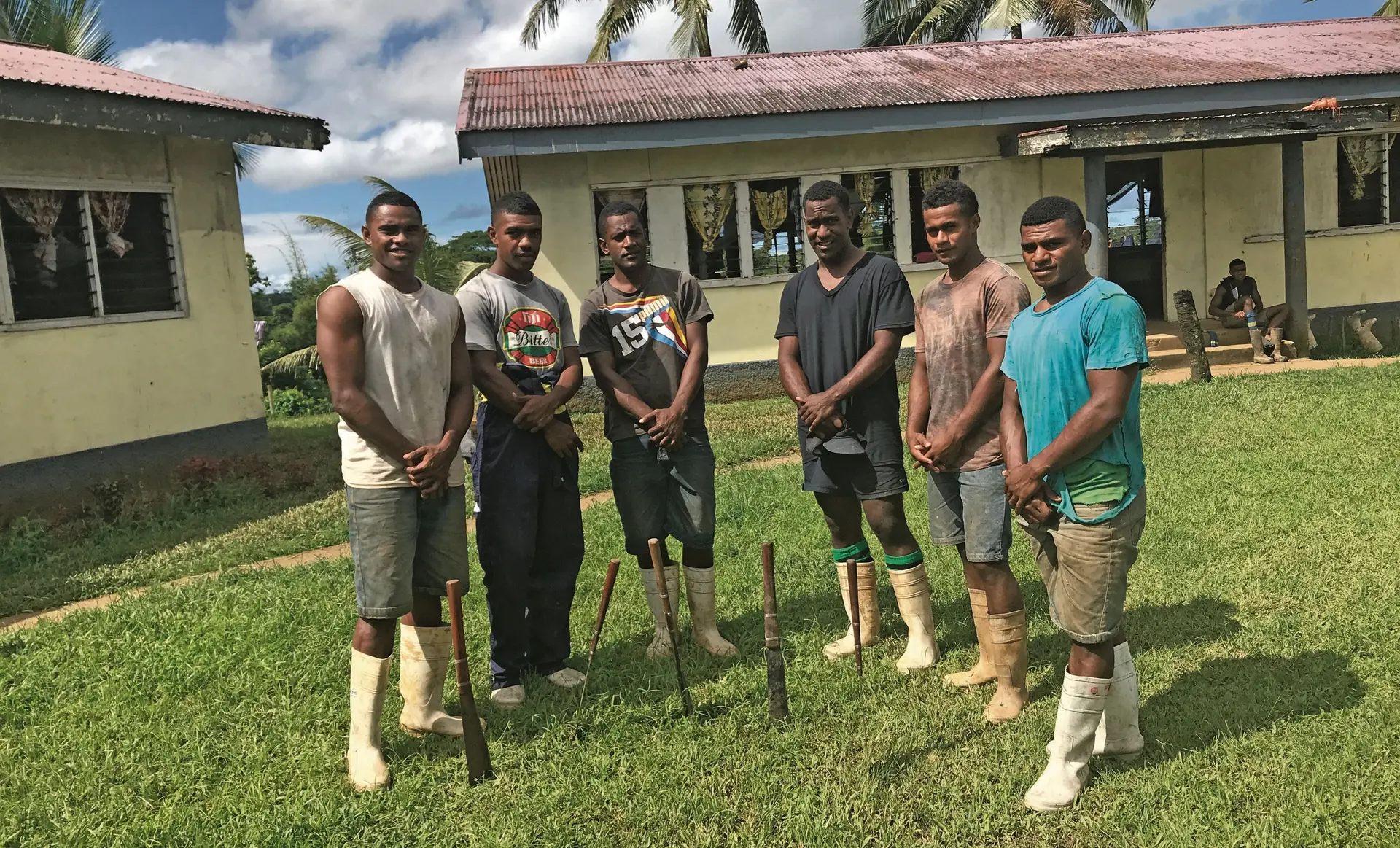 Year 4 students of students of Navuso Agricultural Vocational Institute on April 1, 2019. Photo: Ilaitia Ravuwai
