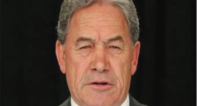 Deputy Prime Minister Winston Peters.