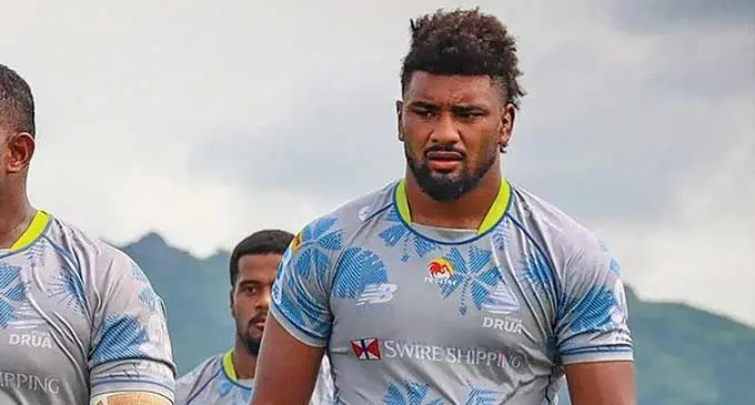 Swire Shipping Fijian Drua lock Isoa Nasilasila.