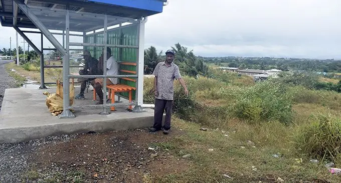 Iqbal Hussein points to the spot where Sikeli was last seen before he died. Photo: Nicolette Chambers
