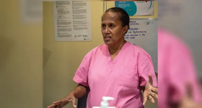 Colonial War Memorial Hospital nurse unit manager Maternity Ward Salote Tukana. Photo: Leon Lord
