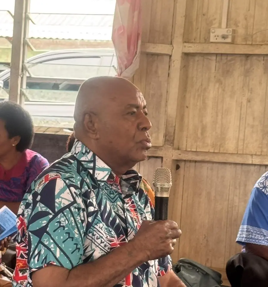 Osea  Silimaibau, during the consultation on the 2013 amendment constitutions on June 8.