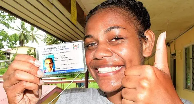 Paulini first time voting.