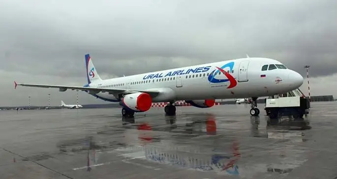 The Russian airliner, UTA9033 flight that was alleged to have been denied entry to Fiji. 