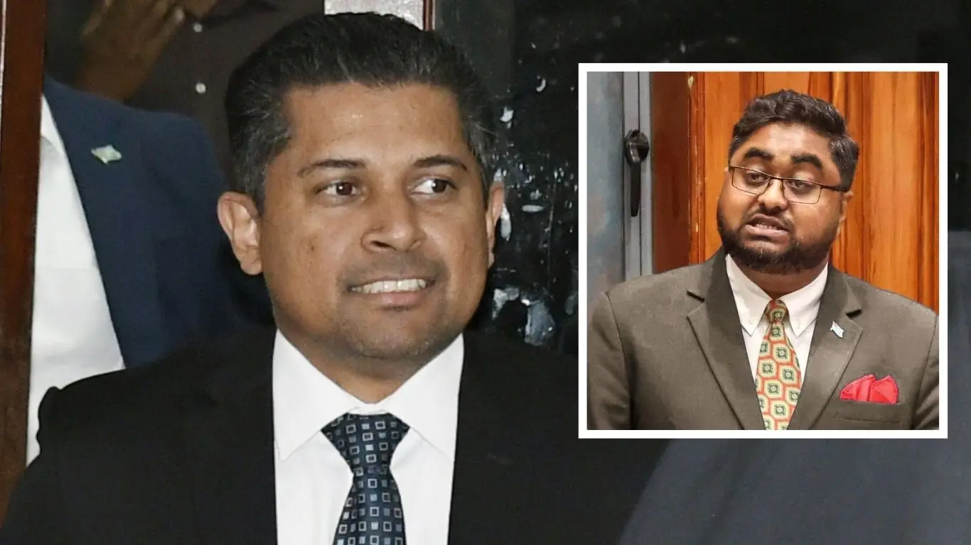 Opposition MP Ketal Lal's lawyer Mohammed Saneem. Inset: Ketal Lal.