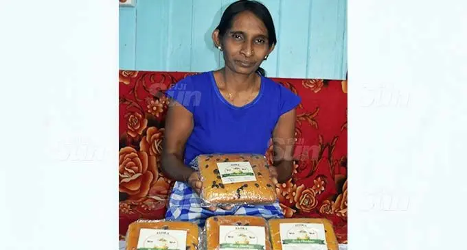 Satiya Wati with her freshly home baked moist Christmas cakes at her home in Lajonia, Labasa on December 14,2020. Photo: Luisa Lui.