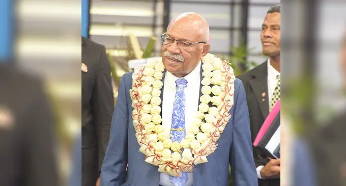 Primed Minister, Sitiveni Rabuka