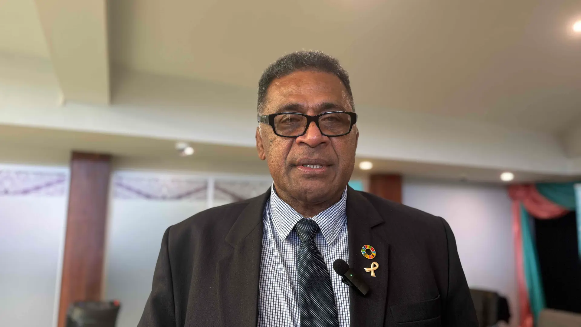 Finance Minister Esrom Immanuel