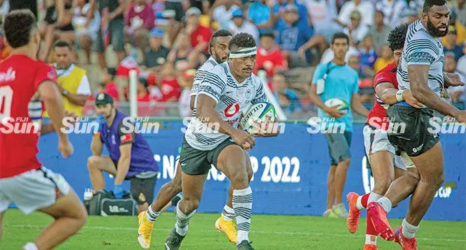 Vodafone Flying Fijians winger Josua Tuisova training at Albert Park, Suva, on July 7, 2022.Suva. Photo: Ronald Kumar