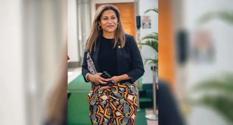 A photograph of Member of Parliament, Lynda Tabuya.