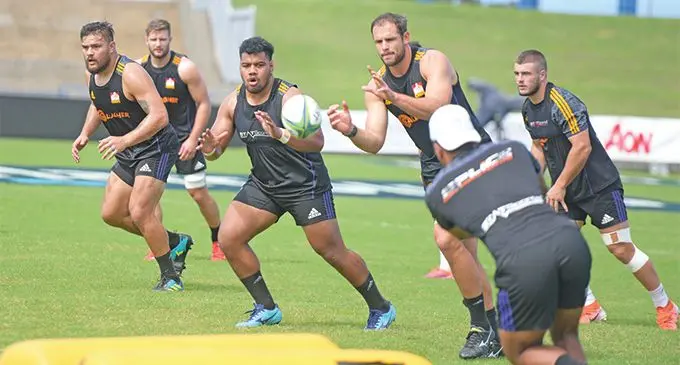 Gallagher Chiefs side during captains run at ANZ Stadium on May 31, 2019. Photo: Ronald Kumar.
