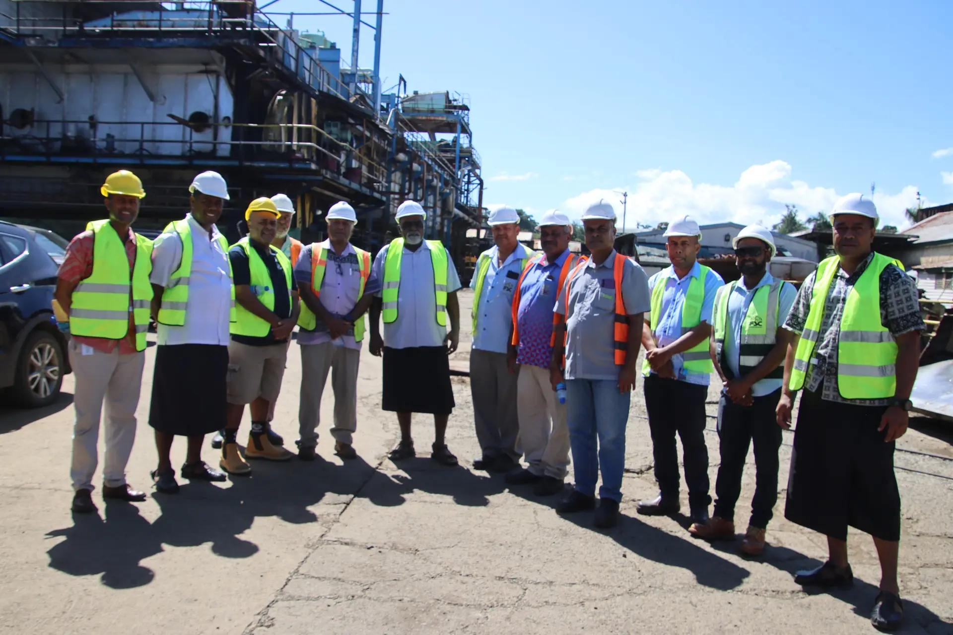 Minister for Agriculture, Waterways and Sugar Industry, Tomasi Tunabuna, at the Fiji Sugar Corporation’s Lautoka Mill to see firsthand the ongoing preparations for the 2026 crushing season on May 7, 2026.