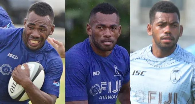 Kavekini Tabu, Sevuloni Mocenacagi and Isoa Tabu