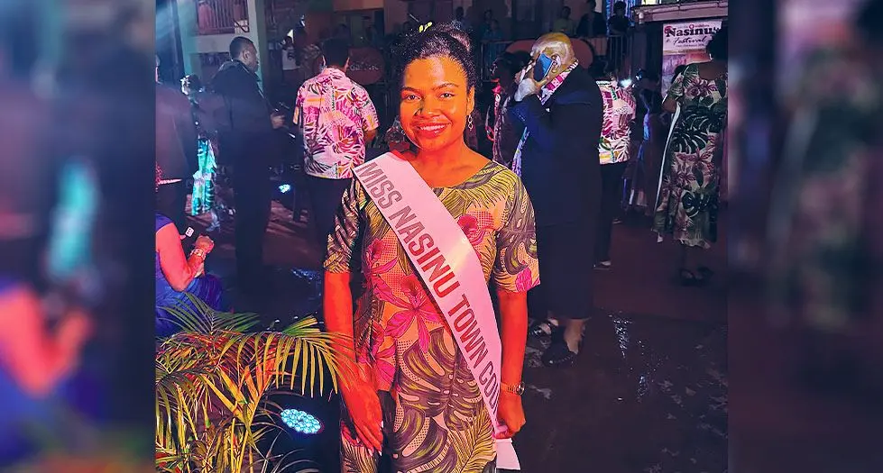 Miss Nasinu Town Council Vinaina Marawa. Photo: Asenaca Ratu