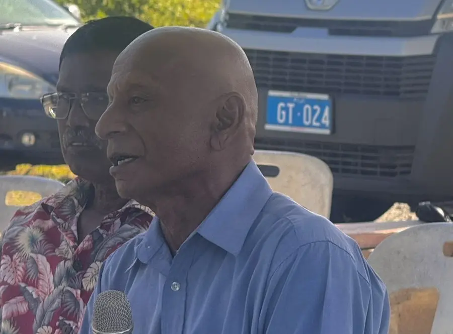 Ranjit Singh while speaking before the Constitution Review Commission (CRC) in Sabeto, Nadi on June 5. 