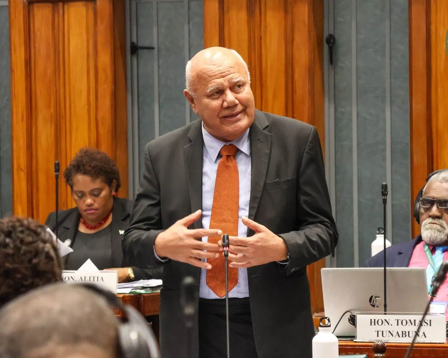Deputy Prime Minister and Minister for Tourism and Civil Aviation Viliame Gavoka in Parliament on November 6, 2025.