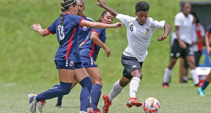 Fiji women’s football striker Sofi Diyalowai on February 7, 2024. Photo: OFC Media