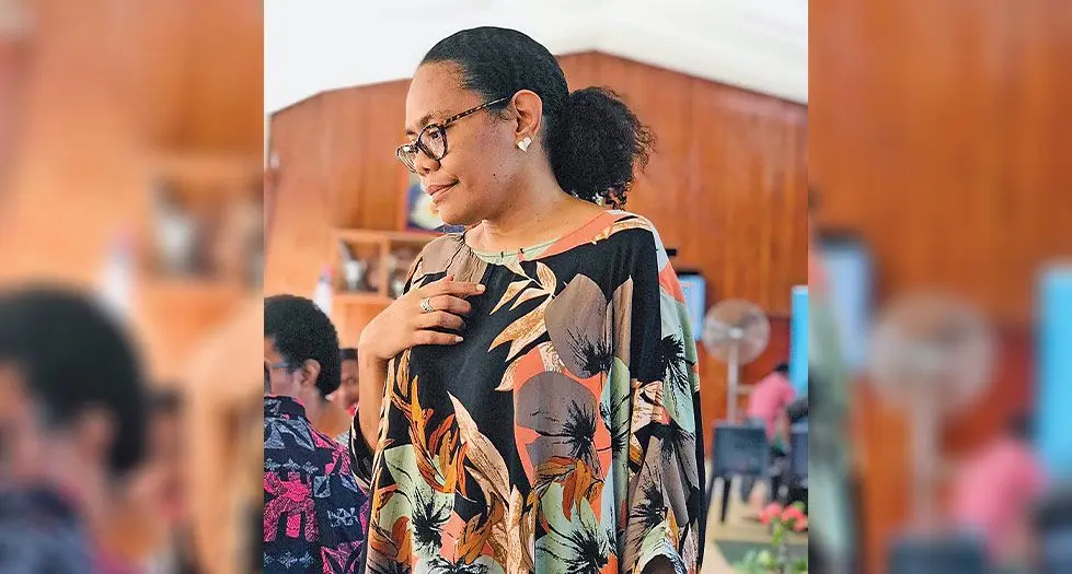 Fiji Council of Social Services executive director Vani Catanasiga. Phota. Leon Lord 