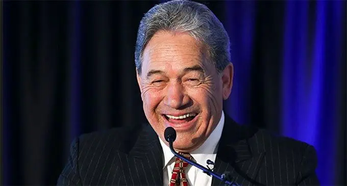 New Zealand Deputy Prime Minister Winston Peters.