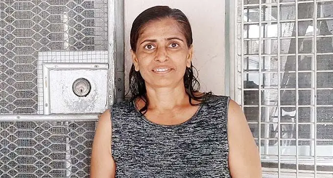 Sudha Patel outside her flat in Drasa Avenue, Lautoka.  Photo: Salote Qalubau