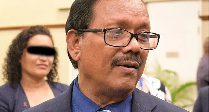 Suspended lawyer Suresh Chandra. Photo: Ronald Kumar.
