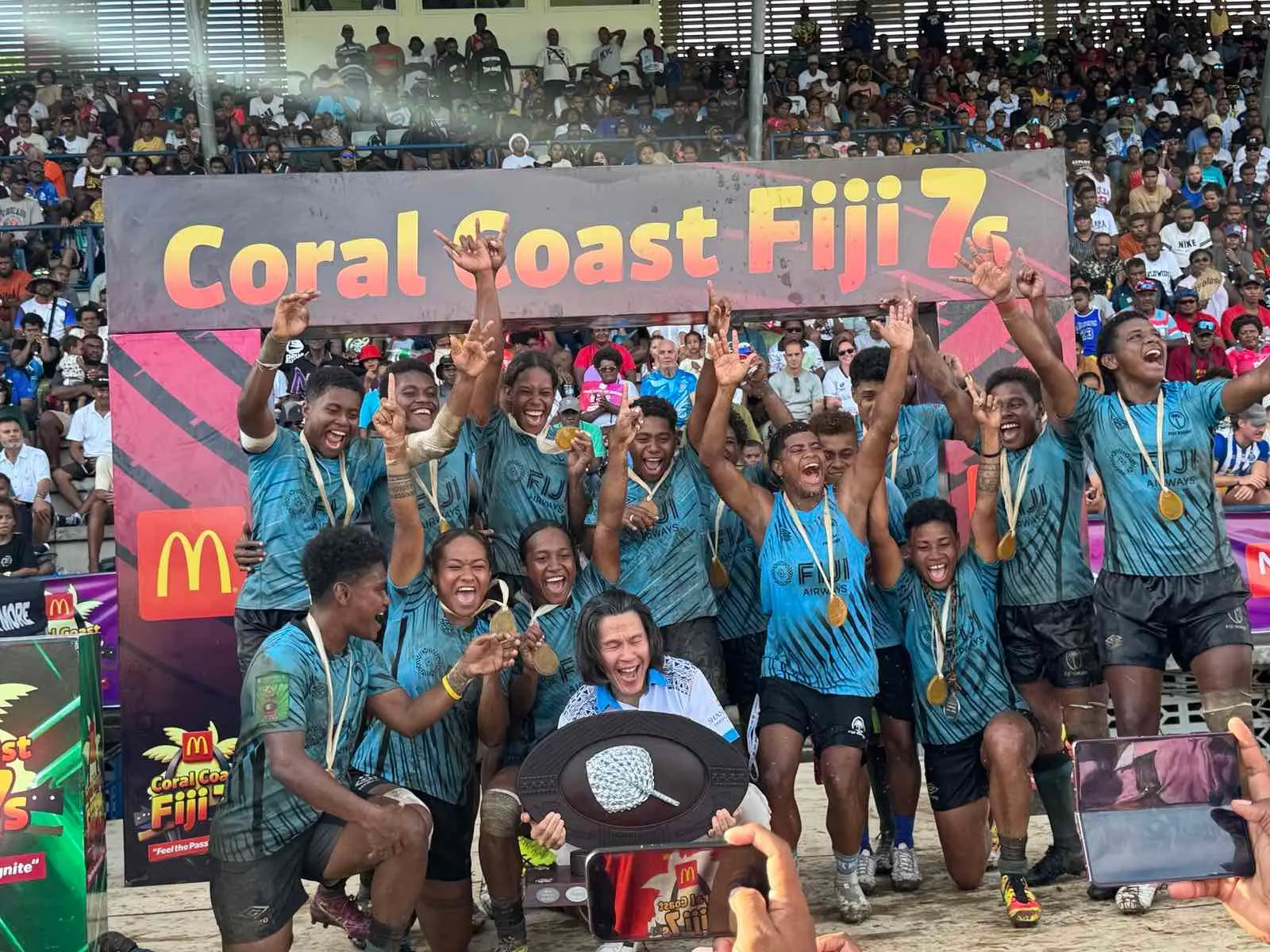Fijiana 7s win womens division at Coral Coast 7s