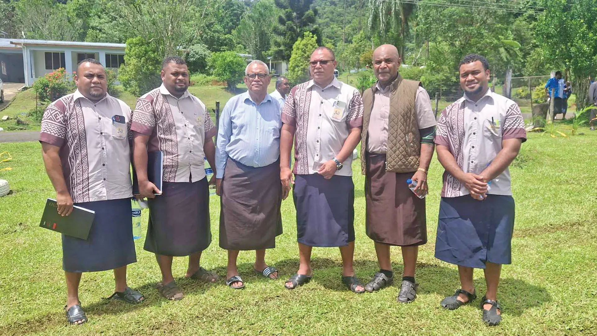 iTaukei Land Trust Board chief executive officer Jo Nata and his officers.