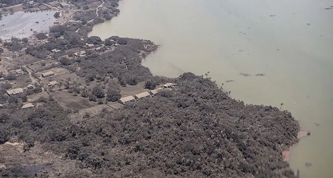 View of Nomuka, Tonga.  Photo: NZDF