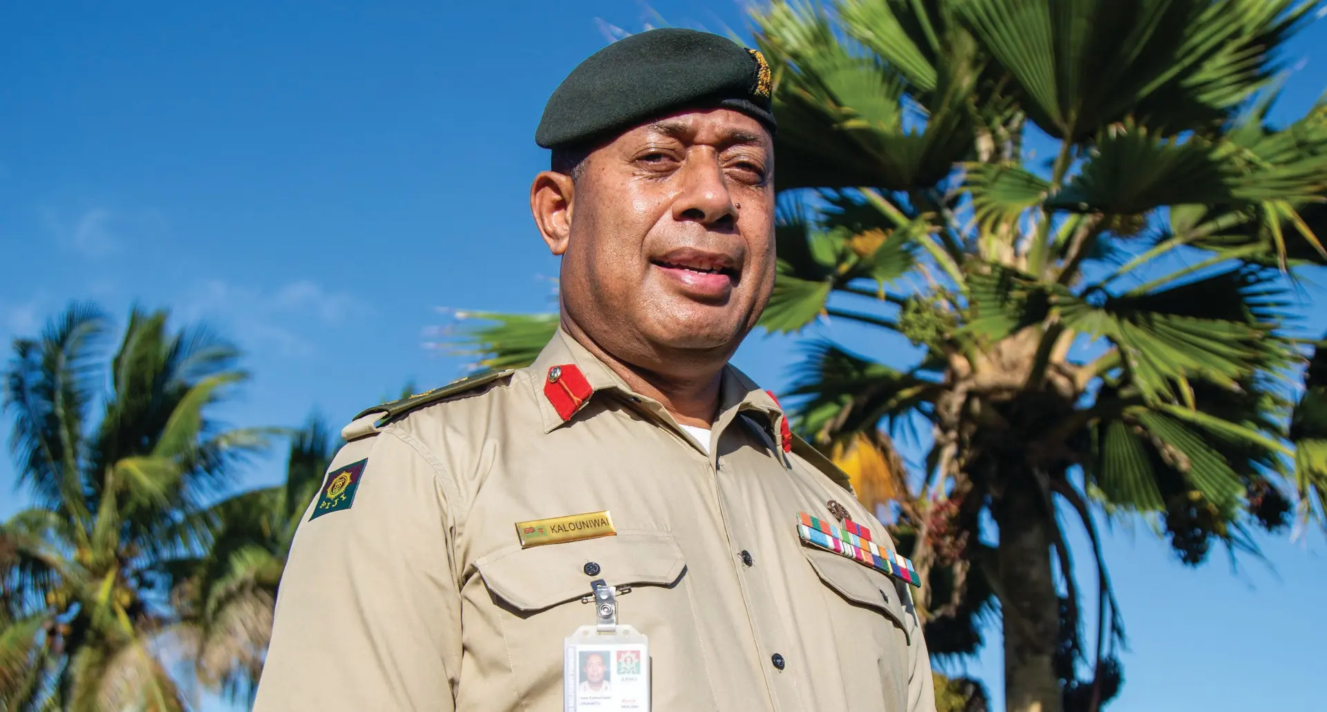 Brigadier-General Ro Jone Kalouniwai, newly-appointed Commander of the Republic of Fiji Military Forces.  Photo: Leone Lord