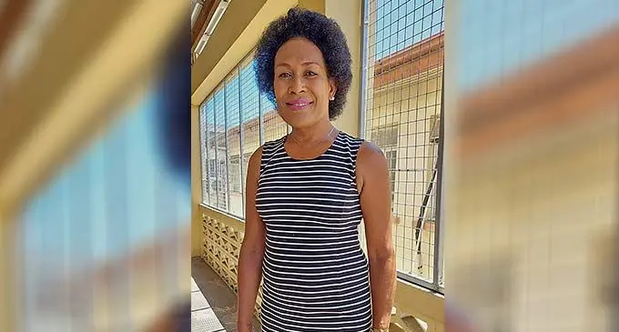NFP candidate Divina Loloma in Lautoka. Photo: Nicolette Chambers