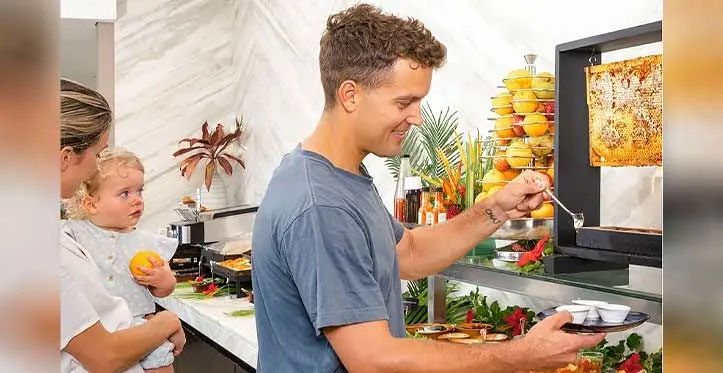 Australian cricketer Alex Carey enjoys new eco-friendly activities when holidaying in Fiji with the family. Photo: InterContinental Fiji Golf Resort & Spa