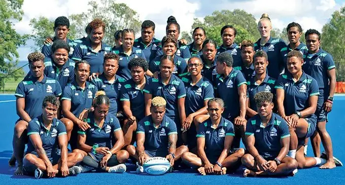 Rooster Chicken Fijiana Drua players in Australia on April 6, 2022. Photo: FRU Media