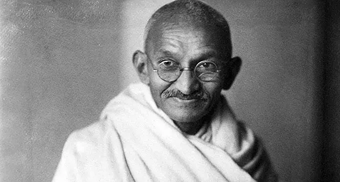 Mahatma Ghandi.