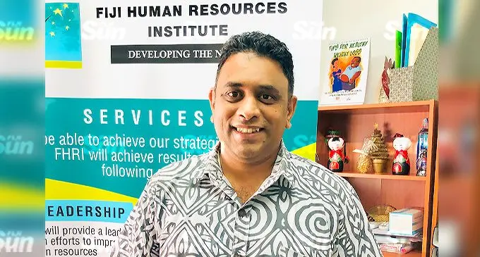Fiji Human Resources Institute Vice President and Chairperson of the organising committee, Ravinesh Krishna. Photo:  Shreeya Verma