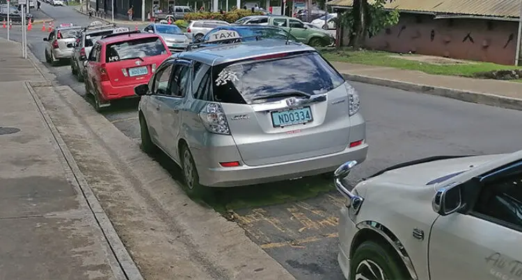 Taxi Base in Nadi Town.