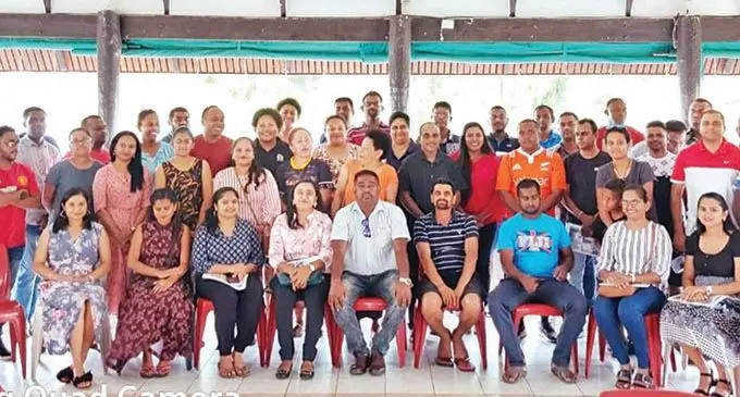 Fiji Bank and Finance Sector Employees Union national secretary, Salesh Naidu, during the annual general meeting, at Friendly North Inn in Labasa on November 28, 2020..