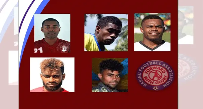 Suspended Nasinu football players. Photo: Nasinu FA