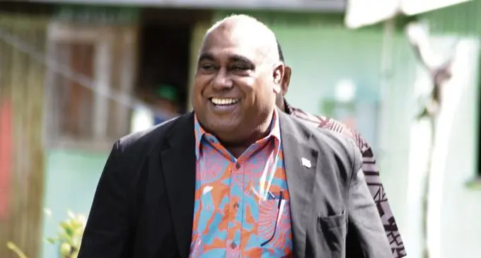 Minister for Fisheries Semi Koroilavesau.