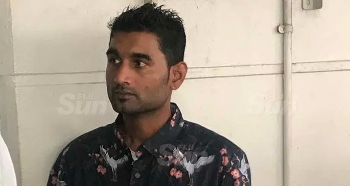 Pranil Alvin Singh ouside the Magistrates Court in Nasinu on June 8, 2020. Photo: Ilaijia Ravuwai